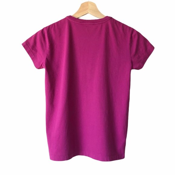 2 Ralph Lauren Sport V-Neck T-Shirt Purple Navy XS - Picture 3 of 12